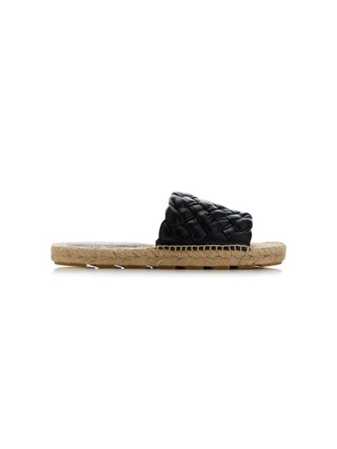 Jack Leather Espadrille Sandals black