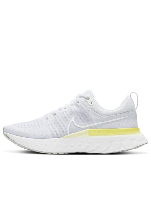 (WMNS) Nike React Infinity Run Flyknit 2 'White Light Citron' CT2423-100