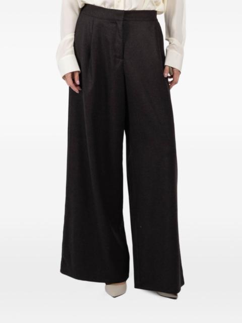 pleated palazzo pants