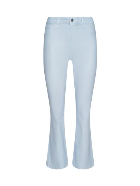 Kendra Coated Cropped Flare Jean