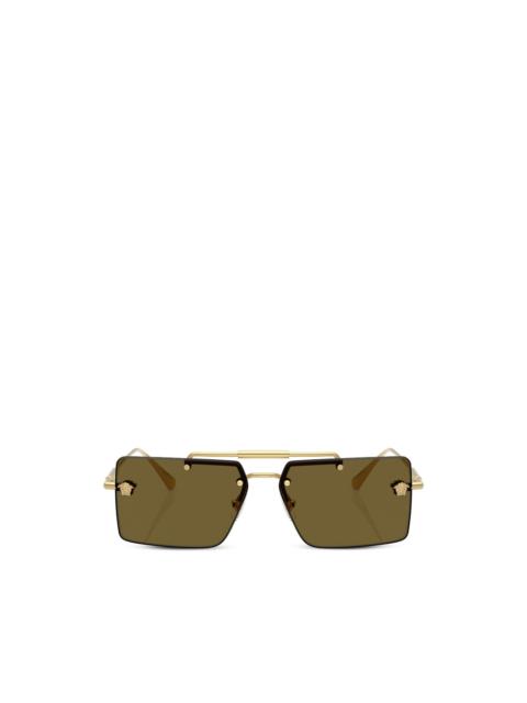 medusa-embellishment sunglasses