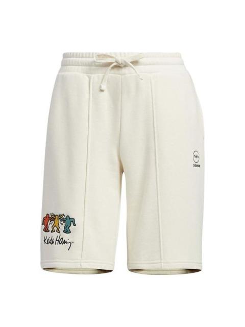 adidas Neo X Keith Haring Shorts 'White' HS6831