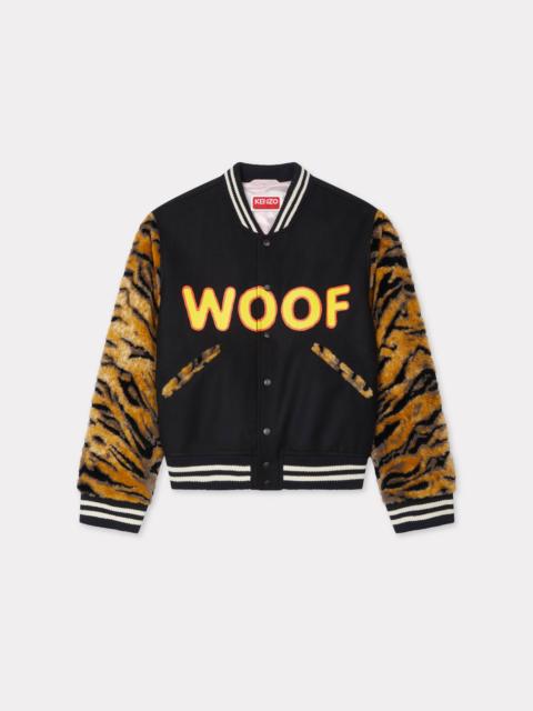 KENZO Tiger' printed varsity jacket in virgin wool