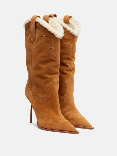 Lidia 105 suede cowboy boots