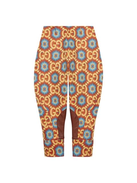 GG kaleidoscope equestrian-inspired pant