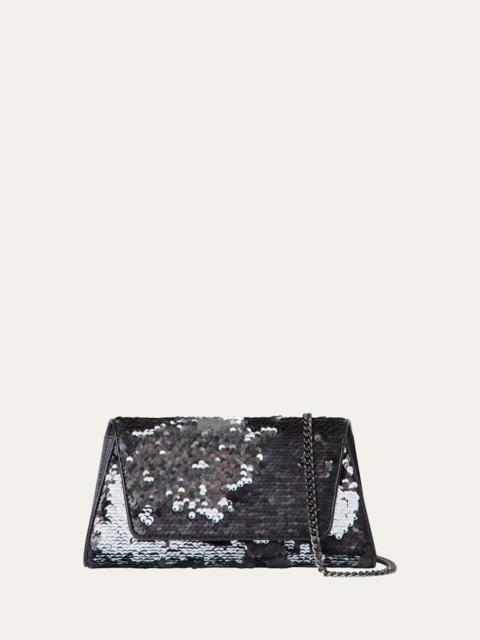 Anouk Mini Sequined Clutch Bag