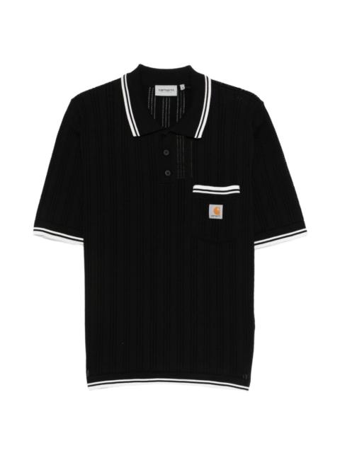 Ramsey knit polo shirt