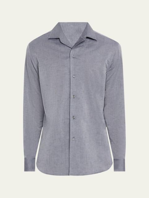 Men's Cotton and Linen Sport Shirt
