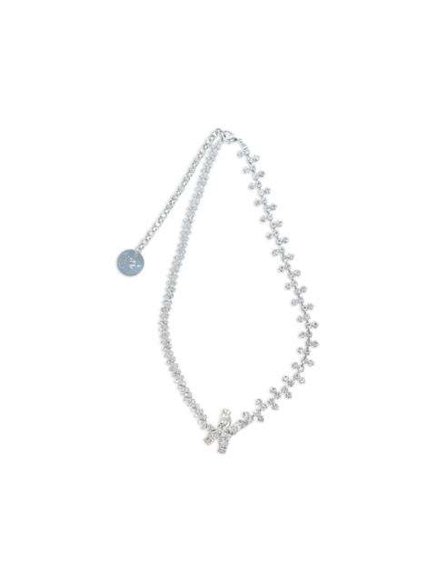 crystal-embellished necklace