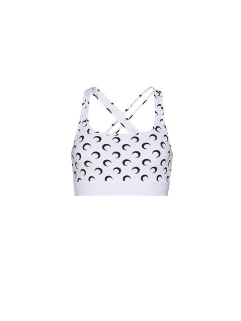 Regenerated All Over Moon Jersey Sport Bra