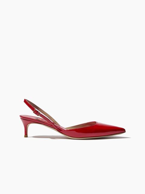 Patent Leather Kitten Heel Slingback