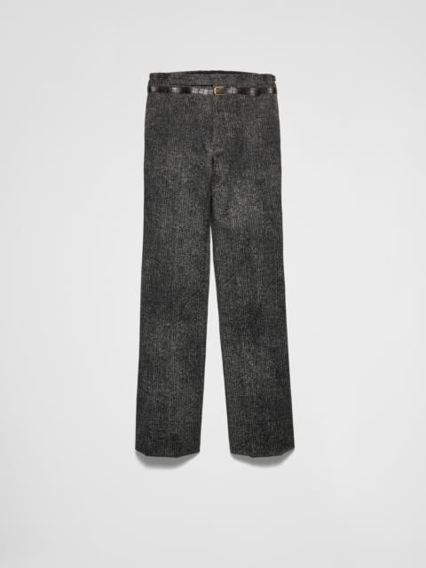 Cotton gabardine pants