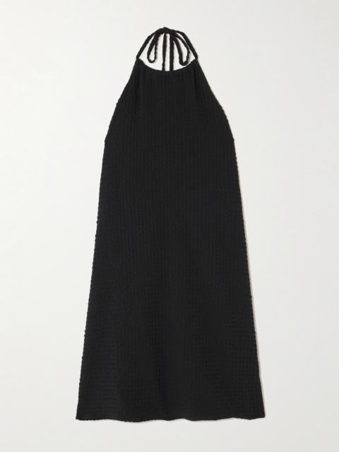 Original Crinkle Halterneck Mini Dress