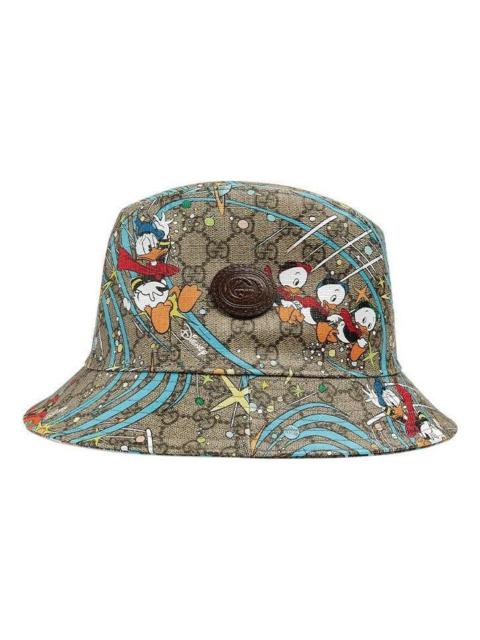 Gucci x Disney Donald Duck Bucket Hat 'Beige Brown' 648844-4HACS-8465