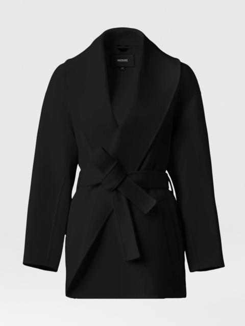 TYRA Double-Face wool robe jacket
