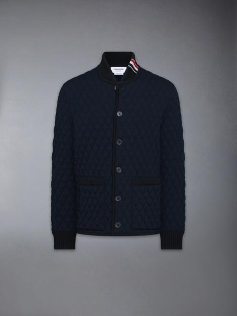 MERINO WOOL INTARSIA JACQUARD WORK JACKET