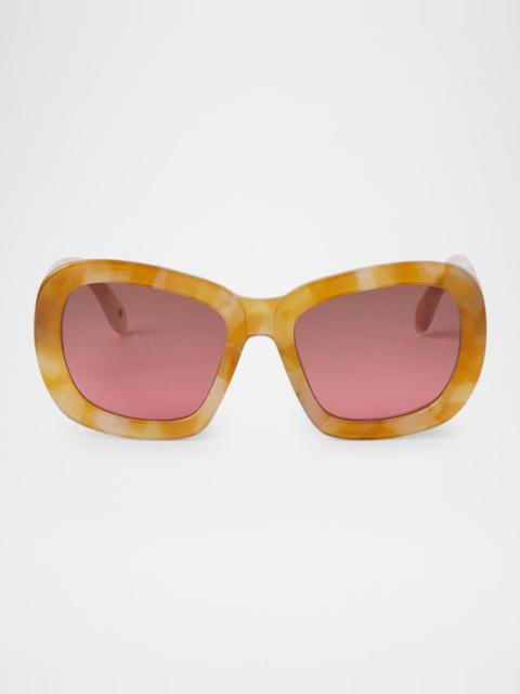 Moon Round Acetate Sunglasses