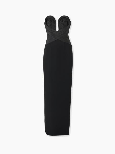 U-Neckline Column Gown