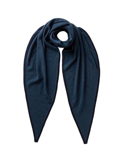 Gauzy Cashmere Navy Diamond Scarf