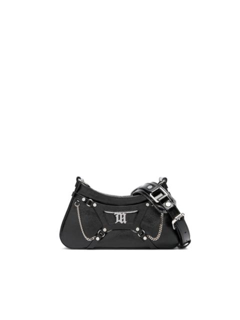 Fetish leather shoulder bag