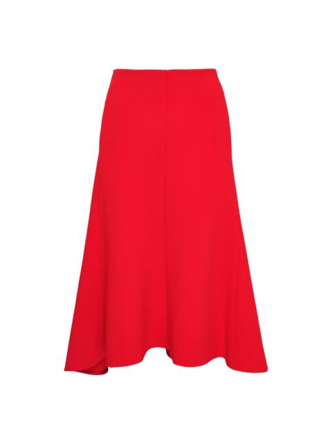 Crepe Textured Matt Viscose Skirt