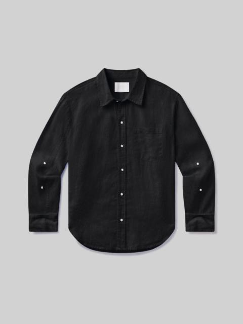 Kayla Shrunken Linen Shirt
In Black