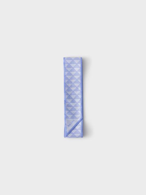 Jacquard silk tie