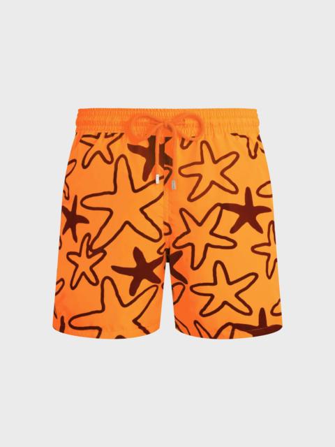 Men Ultra-light and packable Swim Shorts Flocked Starlettes