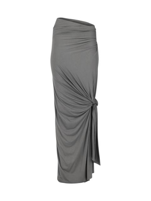 LUMIERE SCARF SKIRT DEEP GREY