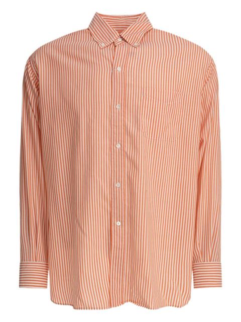 striped button-down shirt