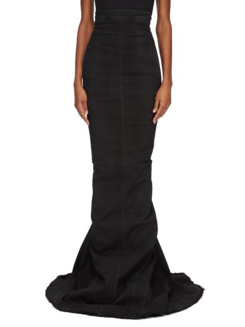 Dirt Pillar denim maxi skirt