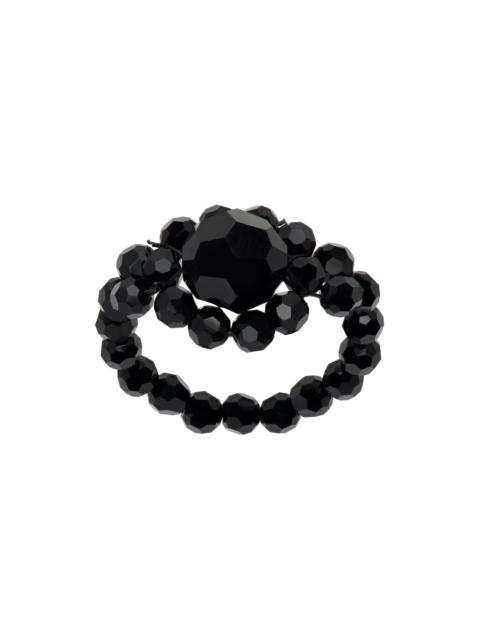 Simone Rocha Black Daisy Solo Ring | REVERSIBLE