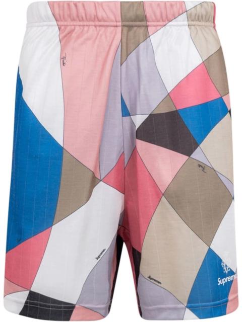 x Emilio Pucci Fantasia-print track shorts