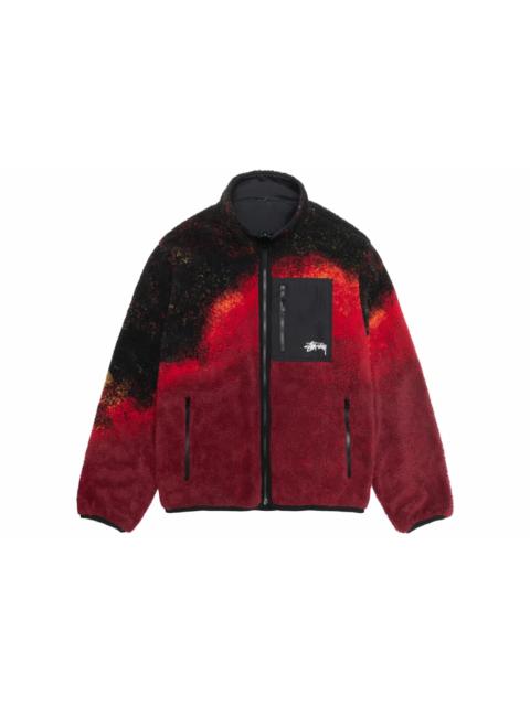 Stussy Sherpa Reversible Jacket Lava