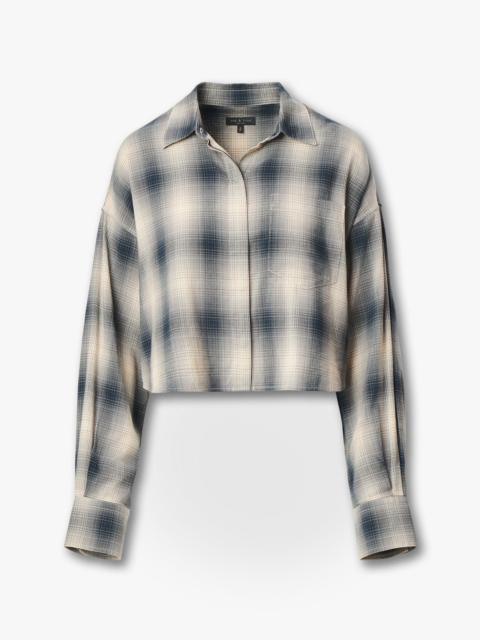 Marin Cropped Plaid Shirt