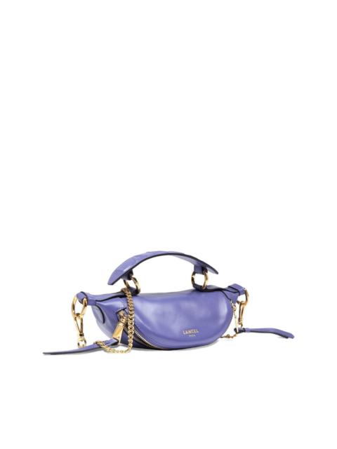 mini Origami curved leather crossbody bag