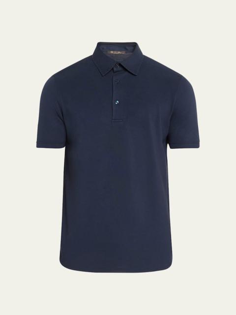 Men's Cotton Pique Polo Shirt