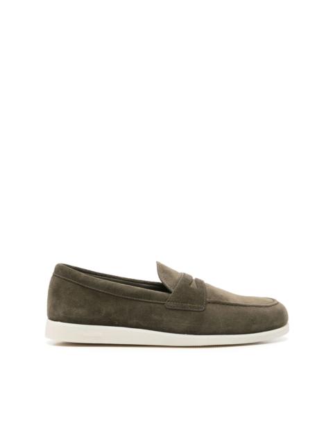 suede loafers