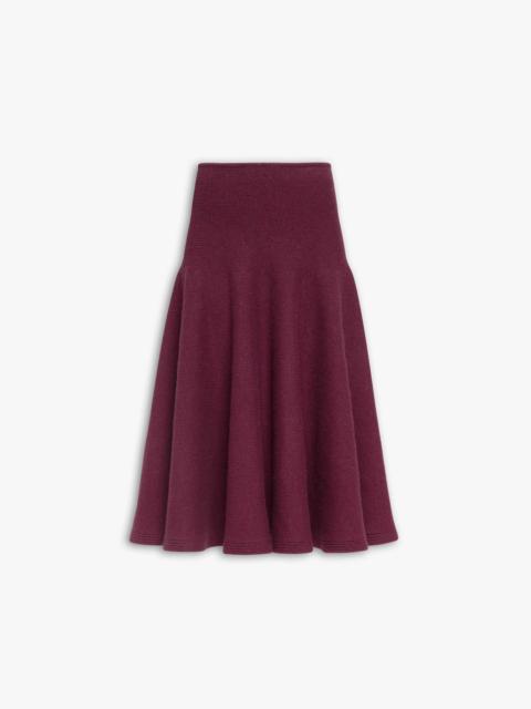 CASHMERE KNIT FLARE SKIRT