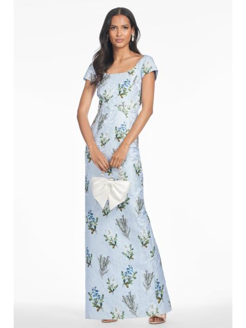 GRACE GOWN - CLOUD BLUE PANICLE