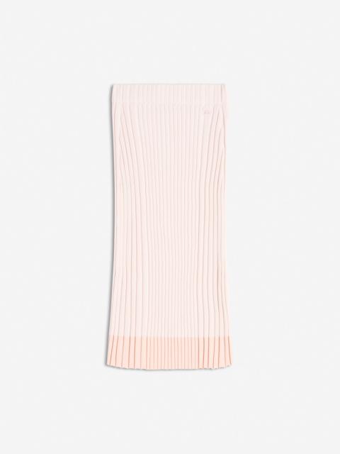 BABY FOX PATCH RIBBED MIDI SKIRT