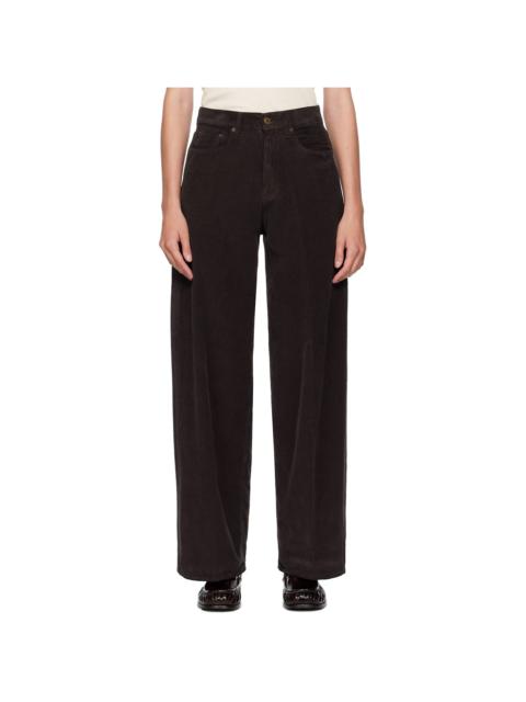 Brown Loose Roomy Trousers