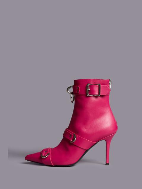 STRAPPED SKINNY ANKLE HEELED BOOT