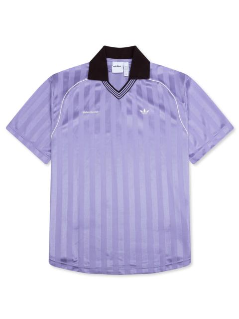 ADIDAS ORIGINALS X WALES BONNER FOOTBALL TEE - LIGHT PURPLE