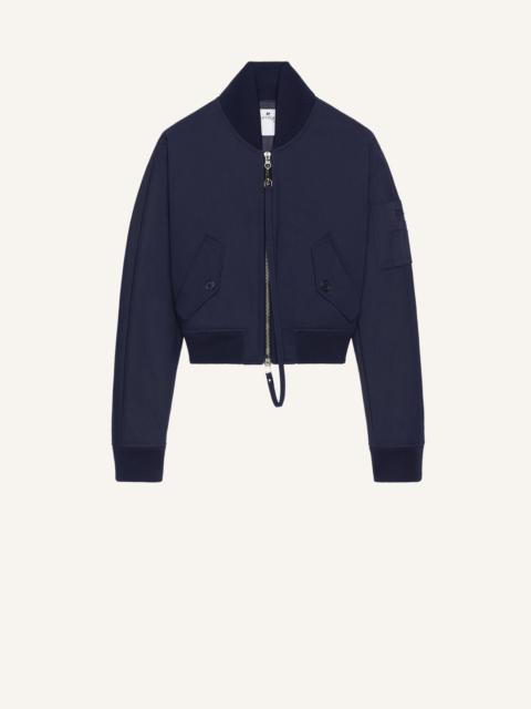 CROPPED SCUBA BOMBER JACKET