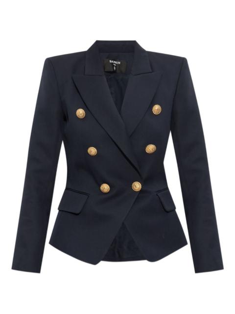 double-breasted  blazer