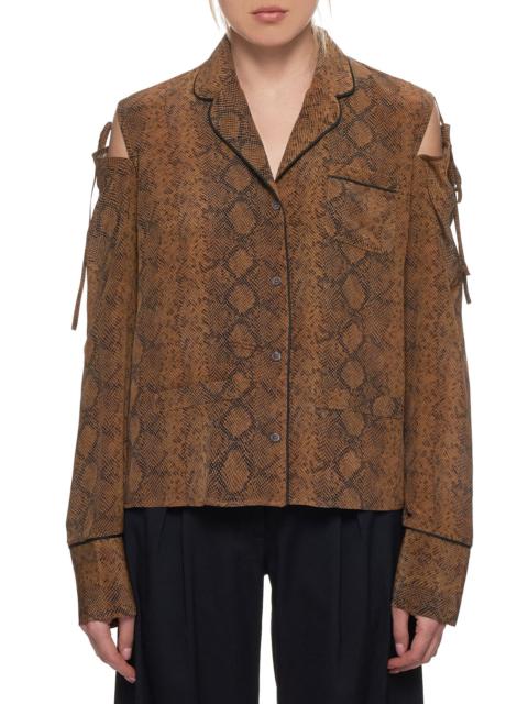 Split Shoulder Blouse