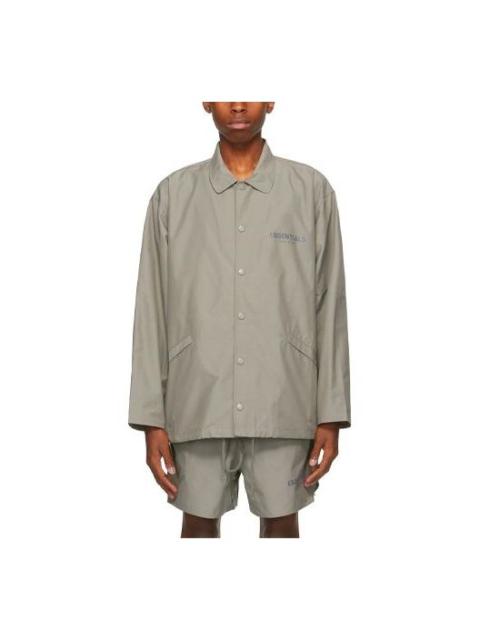 Fear of God Essentials FW21 Souvenir Jacket 'Taupe' FOG-FW21-082