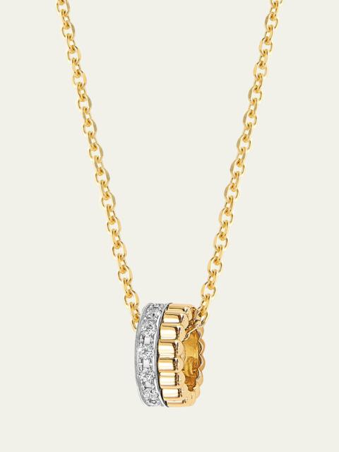 18k Yellow Gold Quatre Radiant Edition Diamond Pendant
