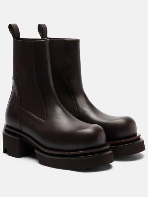 Beatle 60 leather platform Chelsea boots